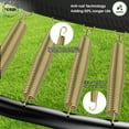 thumbnail image 3 of YORIN Trampoline pour Enfants de 7 à 8 Ans, Trampoline de 14 Pi pour Adultes avec Filet de Protection, Panier de Basketball, Échelle, Trampoline Récréatif Extérieur de 1400 Lb, Trampoline Robuste avec Lumière, Arroseur, Bas, 3 of 7