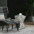 thumbnail image 2 of Joveco Concrete Side Tables,Patio Accent Table,Weatherproof Outdoor End Table,Gray, 2 of 5