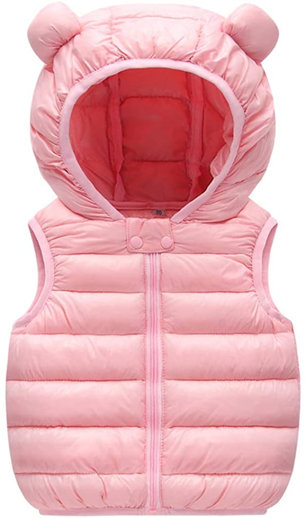 Baby Down Vest Kids Padded Gilet Lightweight Bodywarmer Puffer Jacket