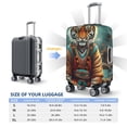 thumbnail image 4 of Fotbe Pond Meditating Tiger Funda Protectora para Equipaje, Antirrayones y Resistente a la Suciedad, Compatible con Maletas de 18 a 32 Pulgadas-X-Large, 4 of 7