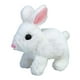 thumbnail image 1 of Precioso conejito eléctrico de peluche que salta y camina para la fiesta de amigos antes de dormir Blanco, 1 of 9