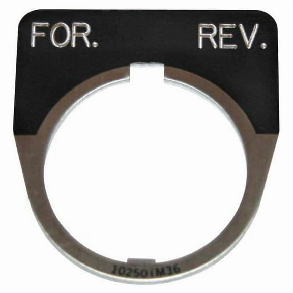 Eaton Legend Plate,For Reverse,Black 10250TM38