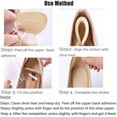 thumbnail image 6 of Comfortable Heels Cushioning Pads,Heel Inserts for Women,Heel Pads for Shoes,Non Slip Heel Pads Heel Cushion Inserts,High Heel Comfort Pads,Filler Improved Shoe Fit and Comfort (Black+Pink), 6 of 7