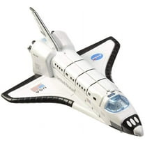 6" USA Space Shuttle Diecast Model Toy Pull Action Lights Sounds NASA 1:400