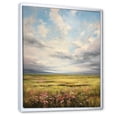 thumbnail image 2 of Designart "pasture Bold Horizon II" Landscape & Nature Floater Framed Wall Art Print, 2 of 7