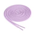 thumbnail image 1 of CHOK 2 Paires de Lacets Ovales Demi-Ronds pour Chaussures de Course Blanc 140cm/55.11”, 1 of 4