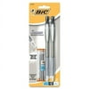 Bic Mechanical Pencil, Retractable, 0.5mm, Clear/Black 2 ea