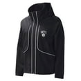 thumbnail image 2 of Women's G-III 4Her by Carl Banks Black Brooklyn Nets Last Shot Full-Zip Hoodie, 2 of 3