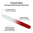 thumbnail image 3 of EXLEAF 2026 New 2Pack Crystal Glass Nail File,Glass Fingernail File for Natural Nail Professional Manicure Nail Tool,Double-Sided Etched Gentle Nail Care (Short Red), 3 of 5