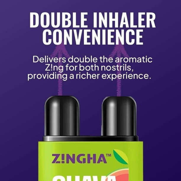 Z!NGHA Natural Aromatherapy Nasal Stick  Boost Focus & Enhance Breathing |  Portable Sinus Relief & Relaxation Nasal Inhaler Stick | Intake Breathing  Essential Oil Blend for Stress and Congestion - Walmart Business Supplies