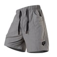 thumbnail image 7 of HKYNLAG Mens Running Shorts Quick Dry Workout Shorts Casual Drawstring Elastic Athletic Gym Shorts with Pockets Dark Gray S, 7 of 7