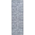 thumbnail image 4 of Bloom Rugs Washable Non-Slip 7 ft Runner - Blue / Ivory Striped Runner for Entryway, Hallway, Bathroom, and Kitchen - Exact size: 2.5' x 7', 4 of 10