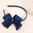 thumbnail image 6 of Unique Bargains Bow Hairbands Bowknot Headband Non-slip Fashion Dark Blue 0.35 Inch Wide Headband for Girl Women, 6 of 7