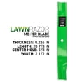 thumbnail image 3 of LawnRAZOR High Lift Blade Set for Scag 61 inch 48111 3 Pack 810-CBL2259D, 3 of 7