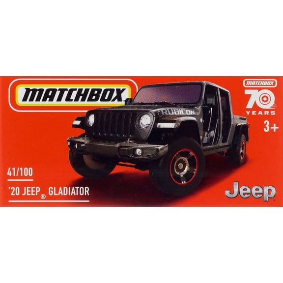 Matchbox Drive Your Adventure '20 Jeep Gladiator Diecast Car (Black)