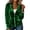 Green, variant on Enjoytime Velvet Hoodies for Women Long Sleeve Zip Up Jacket Fall Winter Solid Soft Casual Sweatshirt Outerwear with Pocket