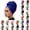 Blue, variant on Head Wraps for Women Stretch Soft Hair Wraps Solid Color Head Scarf Headwraps Headbands,Blue