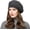 Dark Grey, variant on French Style Beret Hat for Women Winter Fall Knit Artist Hats Classic Solid Color Beanie Hat