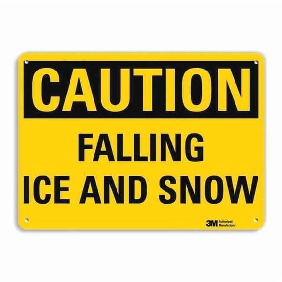 Lyle Caution Sign,10 inx14 in,Aluminum U4-1302-NA_14x10