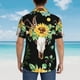 thumbnail image 4 of Balery Camisas hawaianas de manga corta para hombre, camisas playeras de corte holgado, camisas de vacaciones con botones,Medium, 4 of 7