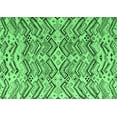 thumbnail image 1 of Ahgly Company Indoor Rectangle Abstract Emerald Green Modern Area Rugs, 6' x 9', 1 of 4
