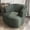 Green, variant on CozyHome Swivel Accent Chair, Fully Assembled Round Barrel Chairs, Oversized Upholstered Armchair with 360-Degree Base, Modern Club Chair for Living Room, Bedroom, Office, Green