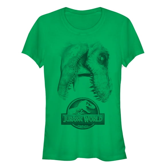 Junior's Jurassic World: Fallen Kingdom T. Rex Bite  Graphic Tee Kelly Green Small