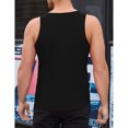 thumbnail image 4 of Yesfashion Men's 3 Pack Quick Dry Workout Tank Top Gym Muscle Tee Fitness Bodybuilding Sleeveless T Shirt, 4 of 5