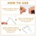 thumbnail image 3 of Glasses Chain for Women, Stylish Eyeglasses Chain with Lanyard and Butterfly Design, 3 of 7