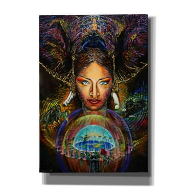Epic Graffiti 'The Firmament' by Jan Kasparec, Canvas Wall Art, 18"x26"