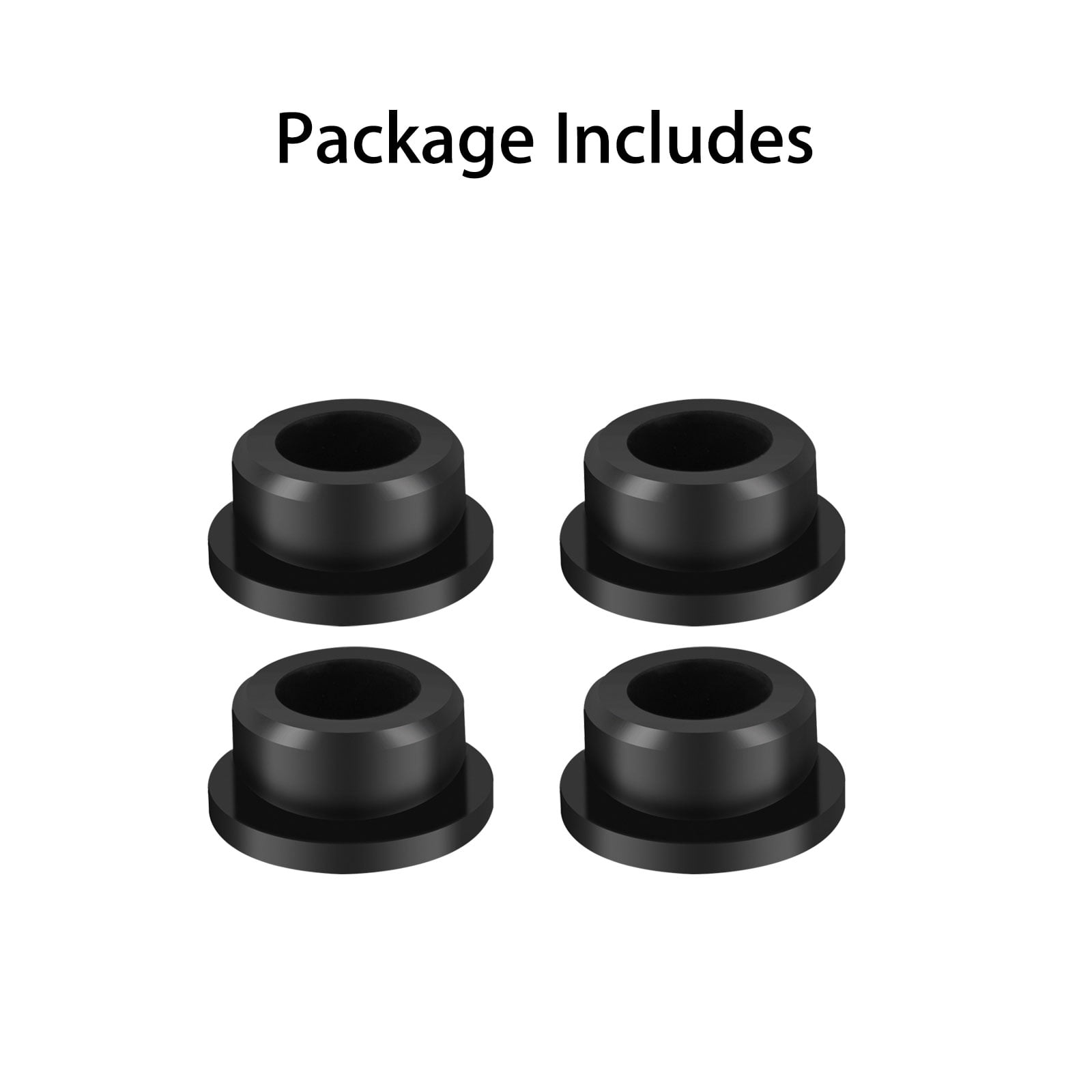 Eames Eiffel Style Chair Glides Black Replacement Feet Pack of 4+1