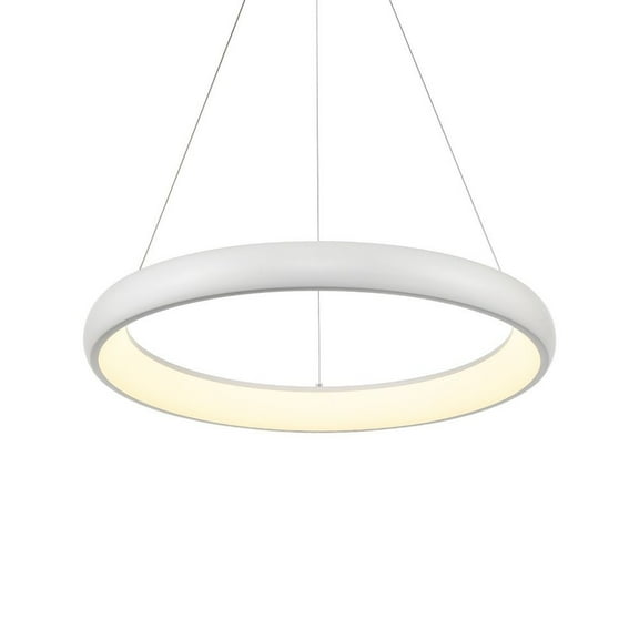 PD82724-WH-Kuzco Lighting-Cortana - 42W LED Pendant-2.5 Inches Tall and 24.25 Inches Wide-White Finish