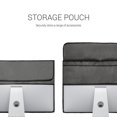thumbnail image 3 of kwmobile Funda Compatible con Monitor de 24-26" - Protector 3en1 para Monitor Teclado y ratón - Gris, 3 of 7