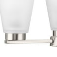thumbnail image 6 of Tanner Collection Three-Light Brushed Nickel Transitional Chandelier, 6 of 9