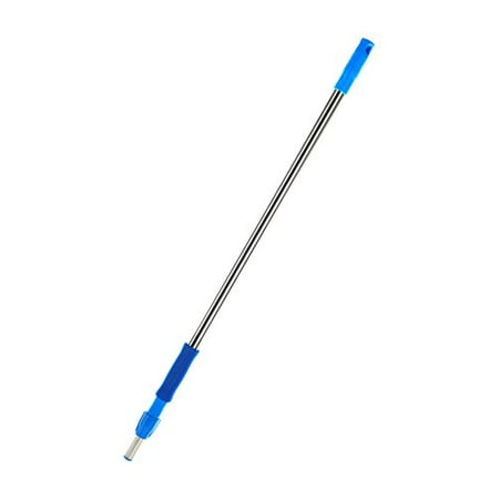 Real Clean 70 Inch Heavy Duty Commercial Telescopic Stainless Steel Microfiber Extending Mop Pole with Foam