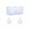 White, variant on Roiihwy Orange 2Pcs 10CM Large Size Flocked Christmas Balls 3.94in Set Tree Decorations for Holiday Party
