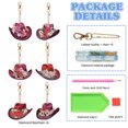 thumbnail image 2 of Llavero Con Diamante 6 Uds. Paraguas Delicado Forma Especial Creativa Doble Cara, 2 of 9