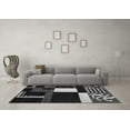 thumbnail image 3 of Ahgly Company Indoor Square Abstract Gray Modern Area Rugs, 8' Square, 3 of 4