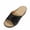 Black, variant on Zefriona Women's Casual Wedge Sandals Slip On Orthopedic Arch Support Breathable Open Toe Beach Slippers Black Size 6