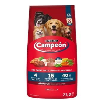 Croquetas para perro Purina Campeon Adulto todos los tamaño 21kg