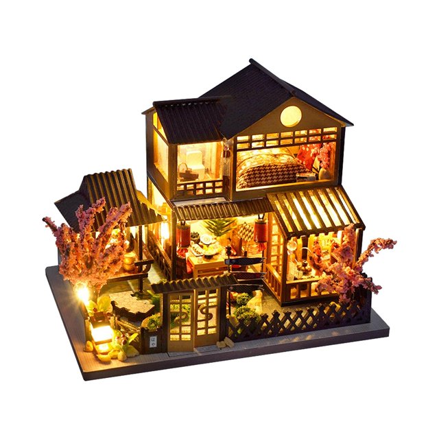 de bricolaje, de DIY ,s de en miniatura de construcción de casas,adultos casas ñecas niñas modelo Soledad Casa de muñecas de bricolaje