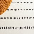thumbnail image 6 of SAFAVIEH Melody Cora Abstract Polyester Area Rug, Ivory/Black, 6' x 9', 6 of 11