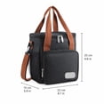 thumbnail image 3 of Insulated Lunch Bag | Reusable Lunch Tote Bag for Women | Lunch Bag with Shoulder Strap for Work Daily Use | Green Insulated Cooler Bag, 3 of 6