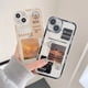 thumbnail image 4 of ins Sello Estilo Transparente Suave Caso Adecuado Para iPhone 13 13pro 13prm 11 7Plus 8Plus Xr XS 13 12 Pro MaxTPU Teléfono, 4 of 4
