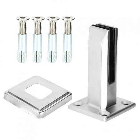 

Stainless Steel Floor Standing Stairs Balcony Pool Glass Spigots Balustrade Railing Clamp Swimming Pool Accessories