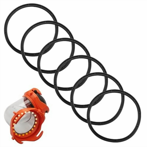 6Pcs RV Sewer Hose Gaskets 39834 for Camco, RhinoFLEX, Revolution, Easy-Slip Sewer Hose | Ensures RV Sewer Cover  Sealed and Odor Free | Rubber Seal Fittings for Bayonet and 4-in-1 Replacement