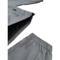 thumbnail image 4 of Men’s 2-Piece light weight Windbreaker Suit Jogger Sauna GYM Set with Mesh Lining, 4 of 4