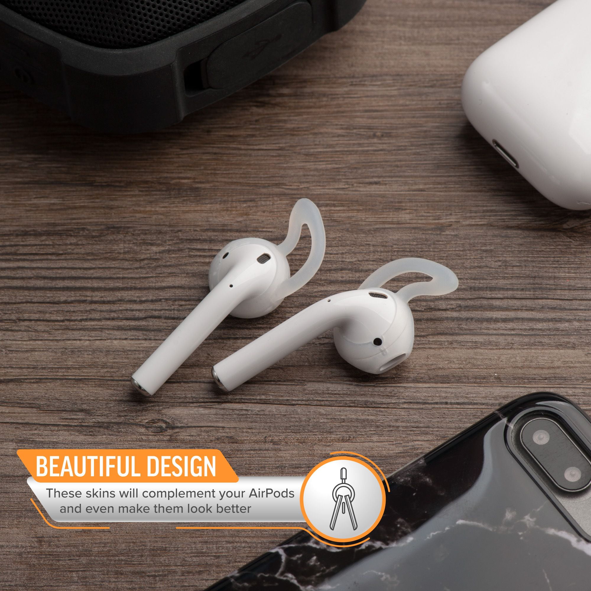 AirPods Hooks Airpod Skins by Insten 1 Pair Set Airpod Ear Hooks