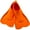 Orange, variant on Cressi Mini Light Kids Fins (Orange, 29/31)