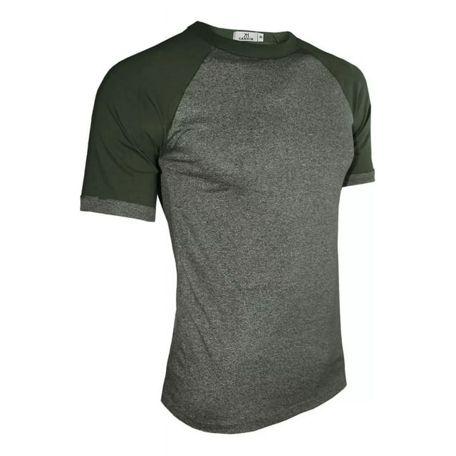 Playera Manga Ranglan Manga Corta Jaspeada